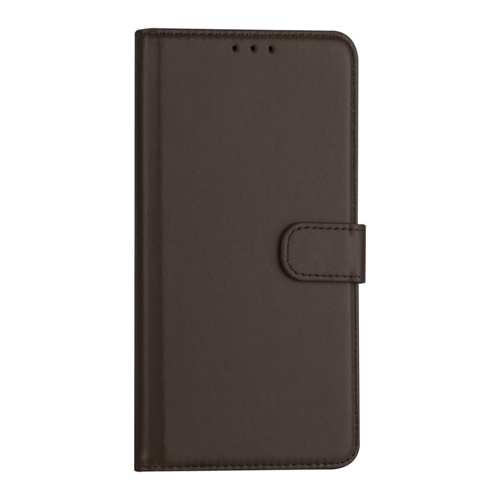 iPhone 13 Pro Max Booktype hoesje - Bruin - Pasjeshouder - Magneetsluiting-Hoesjes-Ilumina Benelux