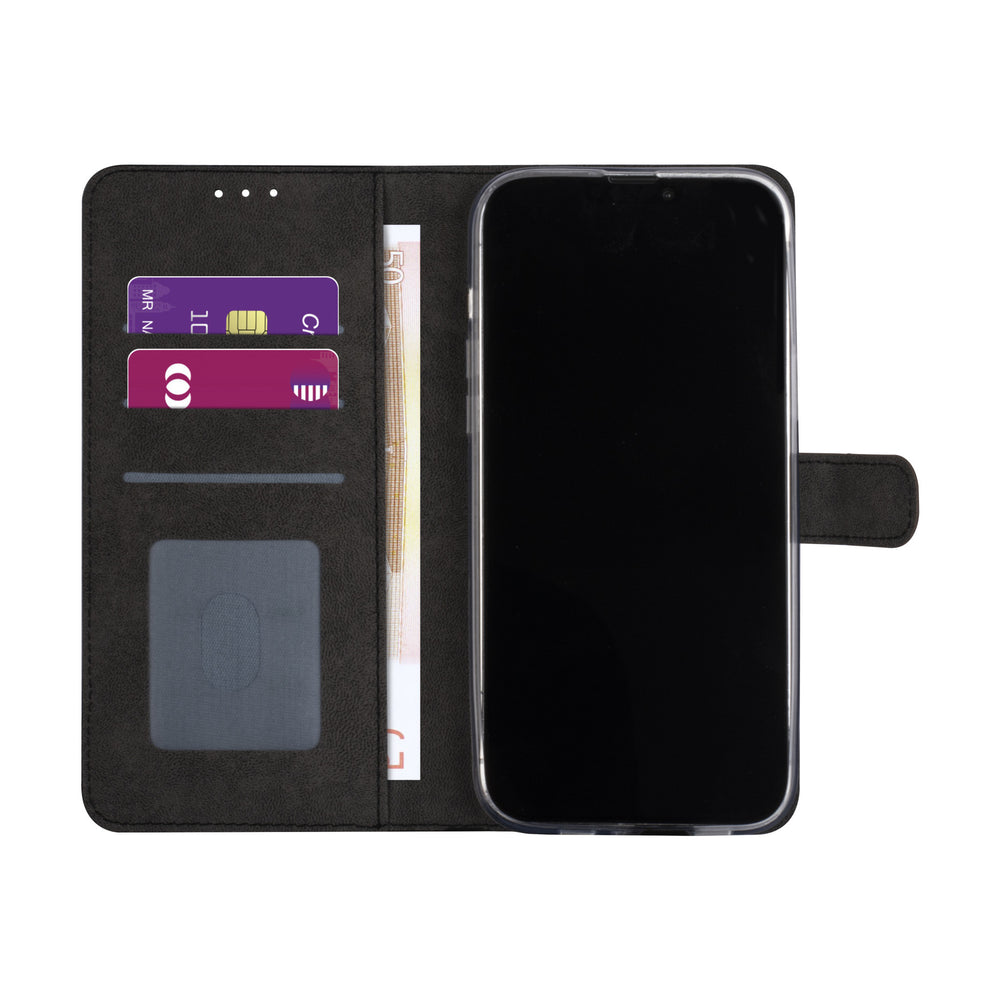 iPhone 13 Pro Max Booktype hoesje - Bruin - Pasjeshouder - Magneetsluiting-Hoesjes-Ilumina Benelux