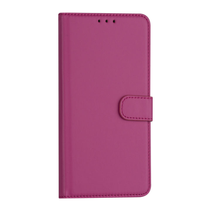 iPhone 13 Pro Max Booktype hoesje - Felroze - Pasjeshouder - Magneetsluiting-Hoesjes-Ilumina Benelux