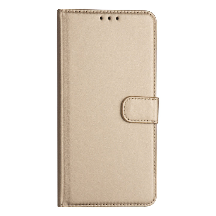 iPhone 13 Pro Max Booktype hoesje - Goud - Pasjeshouder - Magneetsluiting-Hoesjes-Ilumina Benelux