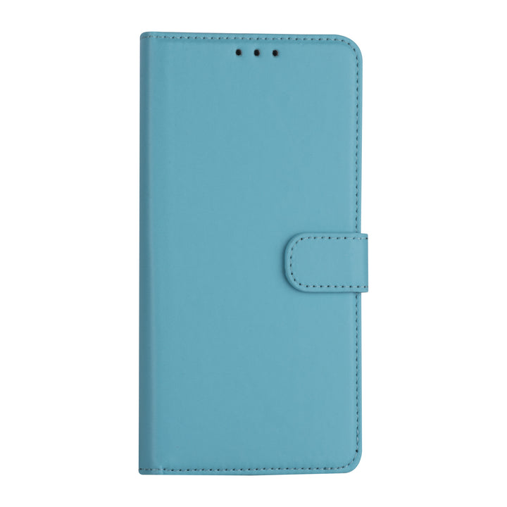 iPhone 13 Pro Max Booktype hoesje - LichtBlauw - Pasjeshouder - Magneetsluiting-Hoesjes-Ilumina Benelux