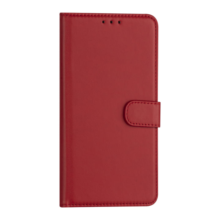 iPhone 13 Pro Max Booktype hoesje - Rood - Pasjeshouder - Magneetsluiting-Hoesjes-Ilumina Benelux