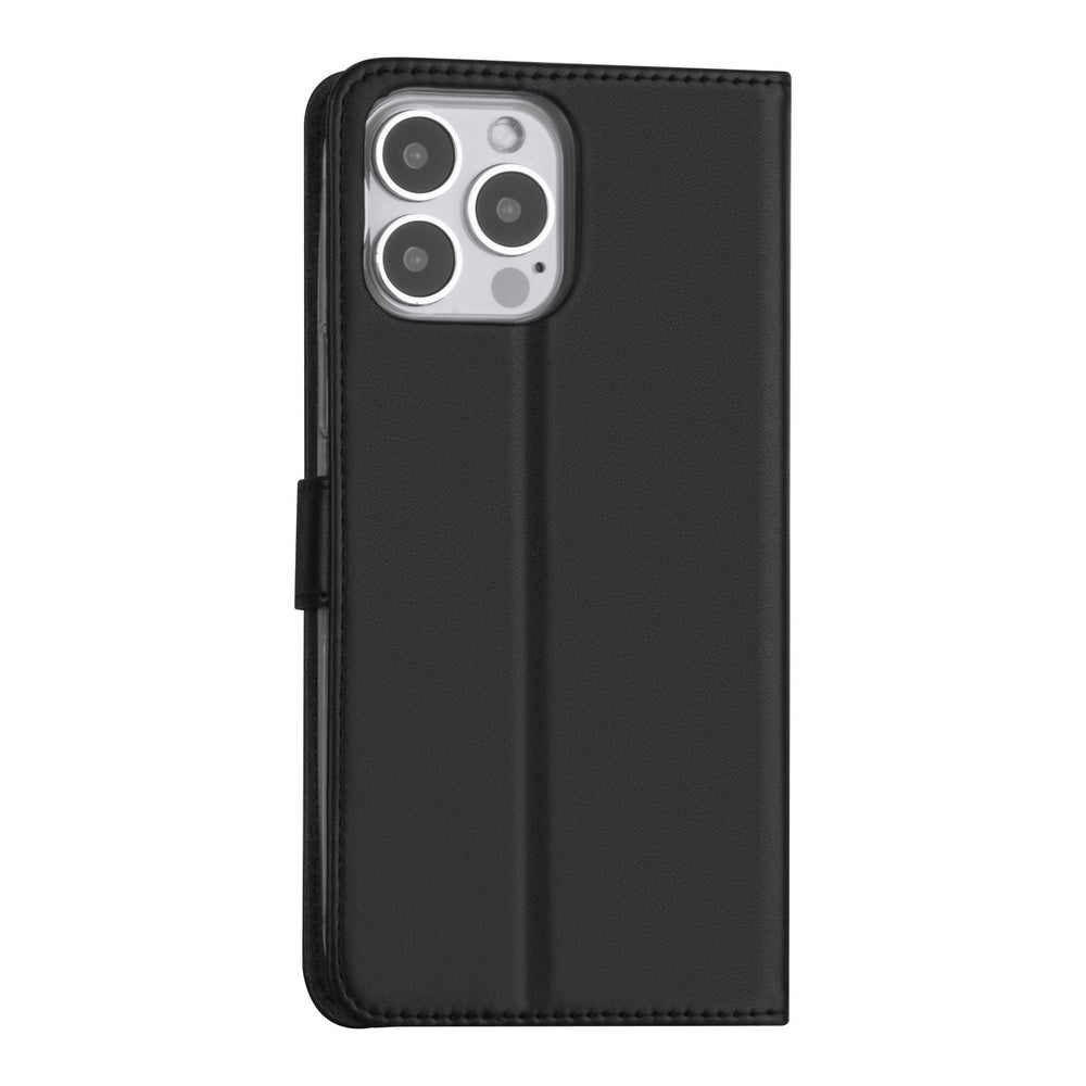 iPhone 13 Pro Max Booktype hoesje - Zwart - Pasjeshouder - Magneetsluiting-Hoesjes-Ilumina Benelux