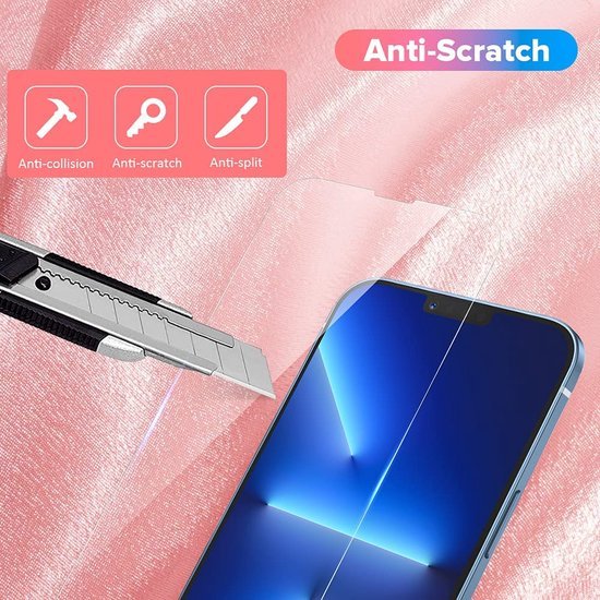 iPhone 13 Pro Screenprotector Gehard 9H – Anti-kras – 1-Pack-Ilumina Benelux