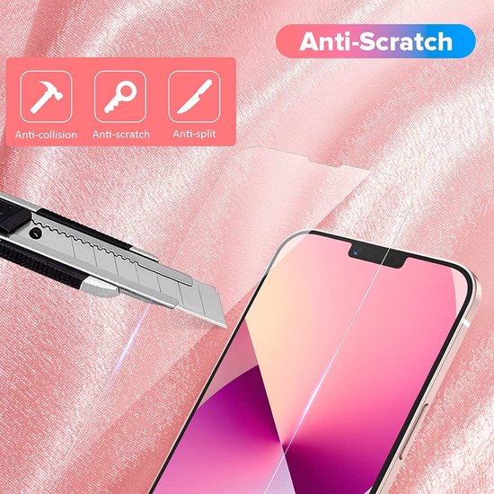 iPhone 13 Screenprotector voor en achterkant Gehard 9H – Anti-kras – 2-Pack-Ilumina Benelux