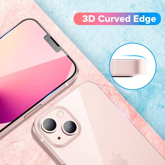 iPhone 13 Screenprotector voor en achterkant Gehard 9H – Anti-kras – 2-Pack-Ilumina Benelux