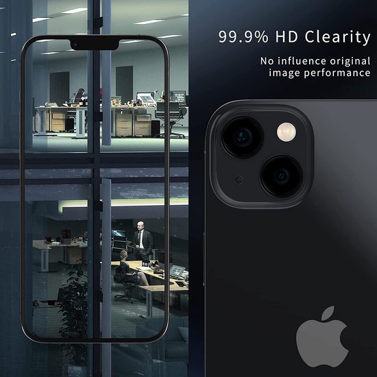 iPhone 14 – Camera Lens Protector& Full Screenprotector – 4-Pack-Ilumina Benelux