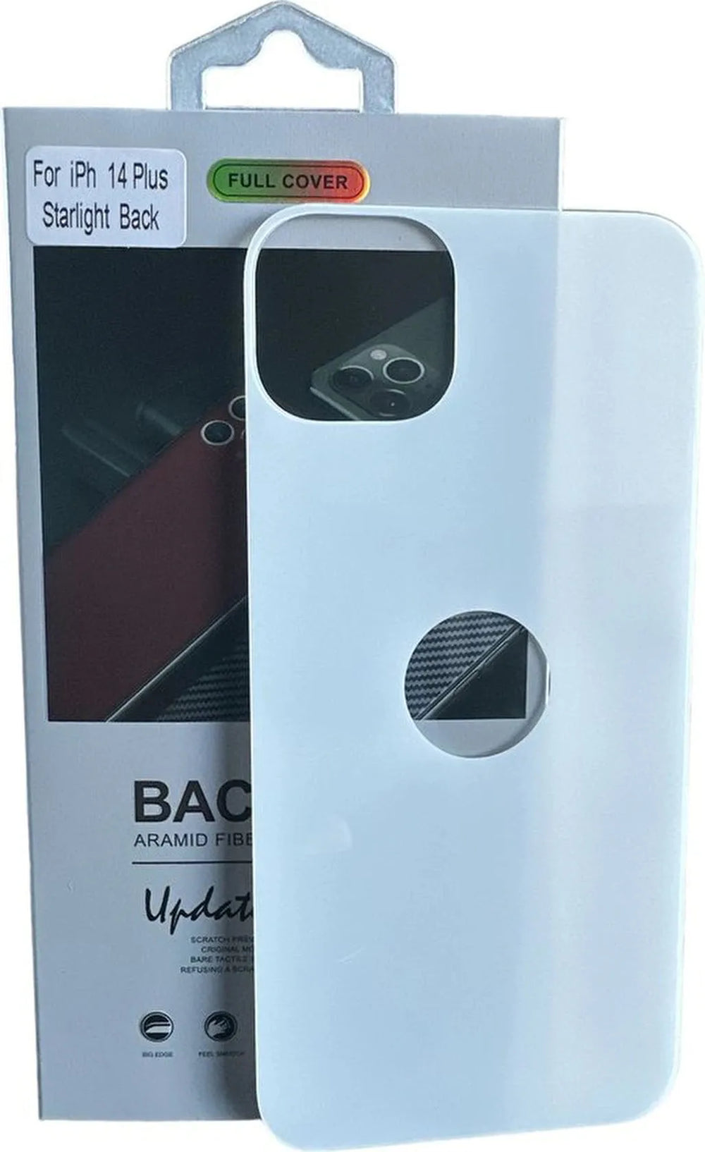 iPhone 14 Plus – Achterkant Tempered Glass – 9H Gehard Glas-Ilumina Benelux