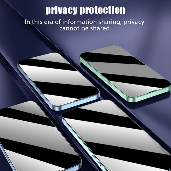 iPhone 14 Plus – Privacy Screenprotector – 9H Gehard Glas – 2-Pack-Ilumina Benelux