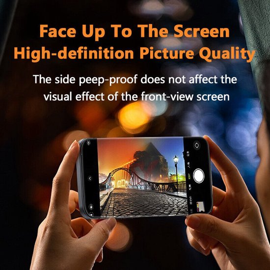 iPhone 14 Plus – Privacy Screenprotector – 9H Gehard Glas – 2-Pack-Ilumina Benelux