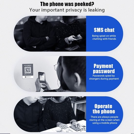 iPhone 14 Plus – Privacy Screenprotector – 9H Gehard Glas – 2-Pack-Ilumina Benelux