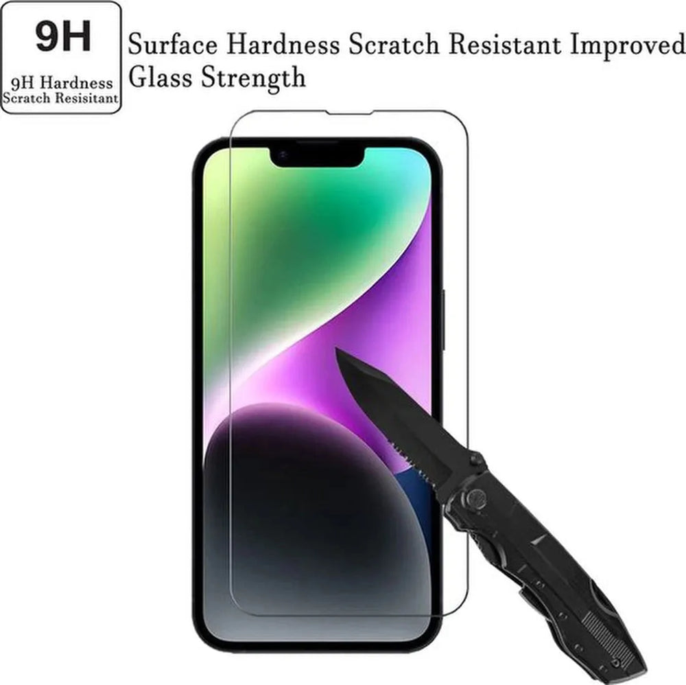 iPhone 14 Plus Screenprotector Gehard 9H – Anti-kras – 3-Pack Tempered Glas-Ilumina Benelux