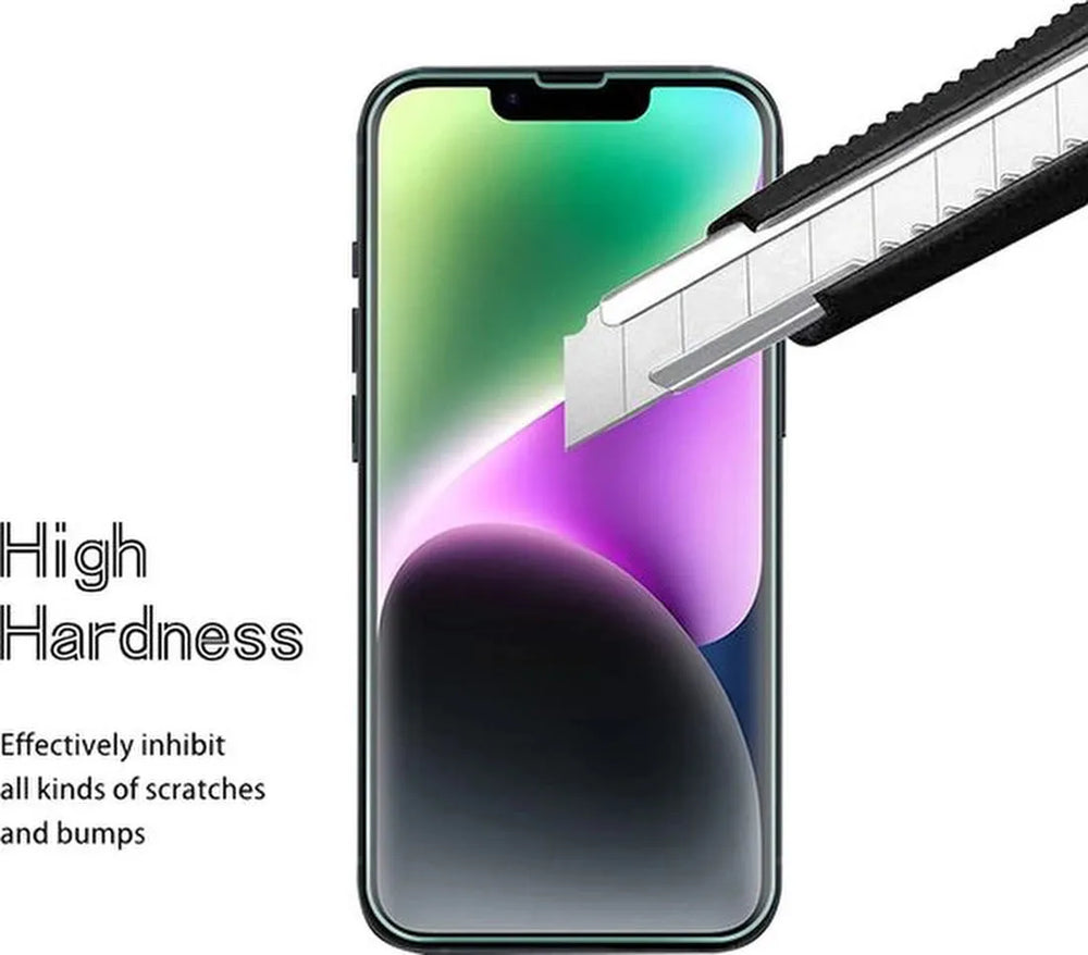 iPhone 14 Plus Screenprotector Gehard 9H – Anti-kras – 3-Pack Tempered Glas-Ilumina Benelux