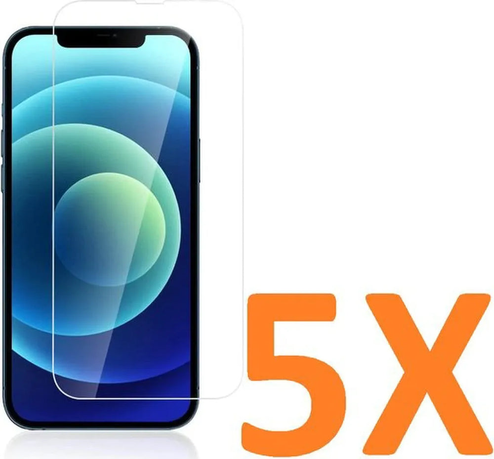iPhone 14 Plus Screenprotector Gehard 9H – Anti-kras – 5-Pack Tempered Glas-Ilumina Benelux