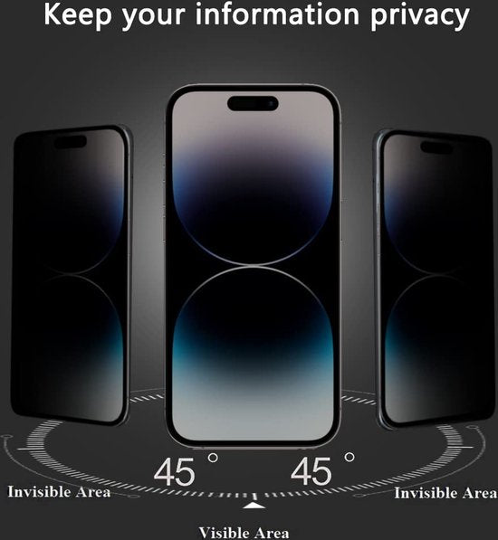 iPhone 14 Pro Max Screenprotector Full Cover Gehard Glas 9H – Anti-kras – 4-Pack Tempered Glas-Ilumina Benelux
