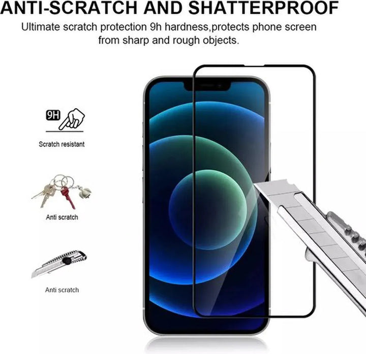 iPhone 14 Pro Max Screenprotector Full Cover Screenprotector Gehard 9H – 1-Pack-Ilumina Benelux