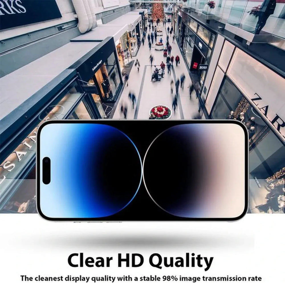 iPhone 14 Pro Max Screenprotector Full Cover Screenprotector Gehard 9H – 3-Pack-Ilumina Benelux