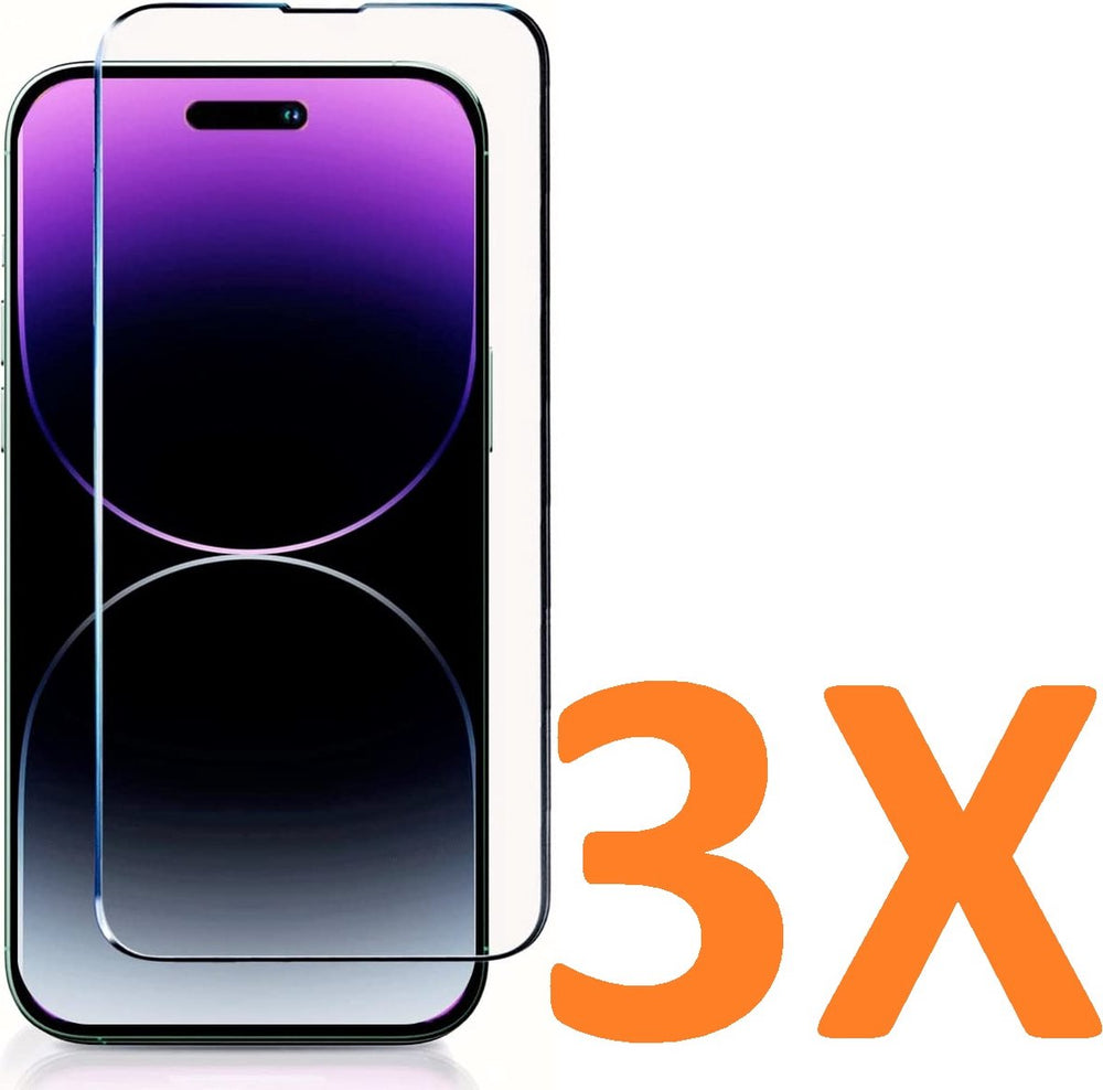 iPhone 14 Pro Max Screenprotector Gehard 9H – Anti-kras – 3-Pack-Ilumina Benelux