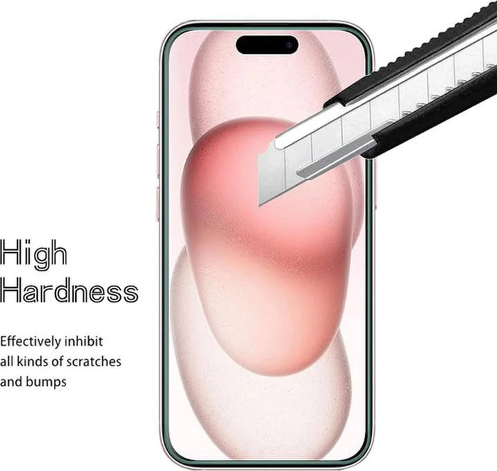 iPhone 15 & 15 Pro Screenprotector Gehard 9H – Anti-kras – 1-Pack-Ilumina Benelux