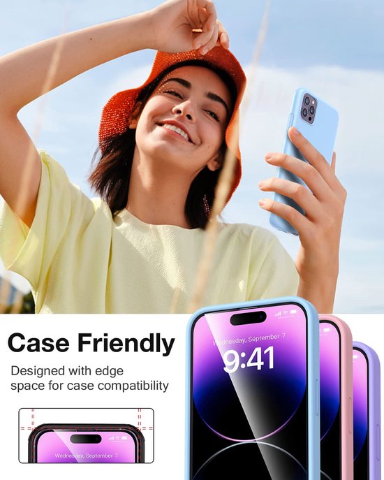 iPhone 15 Plus Screenprotector Gehard 9H – Anti-kras – 3-Pack-Ilumina Benelux