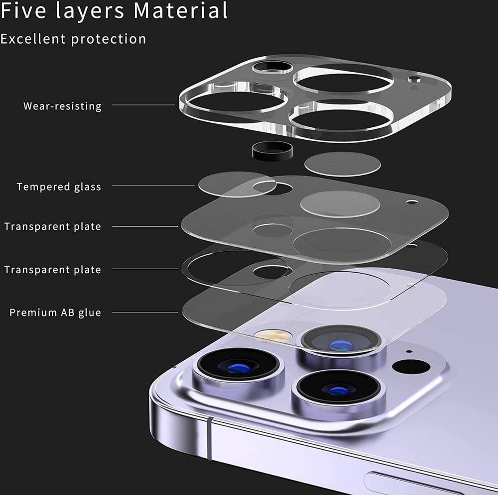 Camera Lens Protector – iPhone 14 Pro – 9H Gehard Glas – Anti-kras – Tempered Glas-Ilumina Benelux