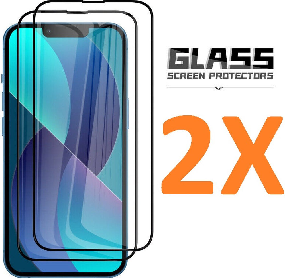 iPhone 15 Screenprotector Full Cover – 9H Gehard Glas – 2-Pack-Ilumina Benelux