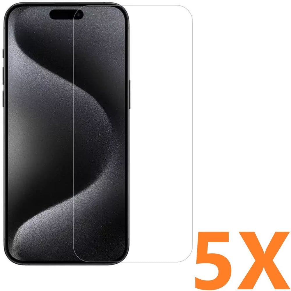 iPhone 16 – 9H Gehard Glas – Anti-kras – 5-Pack Tempered Glas-Ilumina Benelux