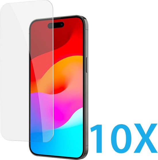 iPhone 16 Plus – 9H Gehard Glas – Anti-kras – 10-Pack-Ilumina Benelux