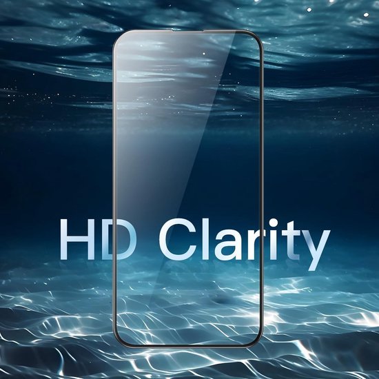 iPhone 16 Plus Screenprotector Full Cover – 9H Gehard Glas – 2-Pack-Ilumina Benelux