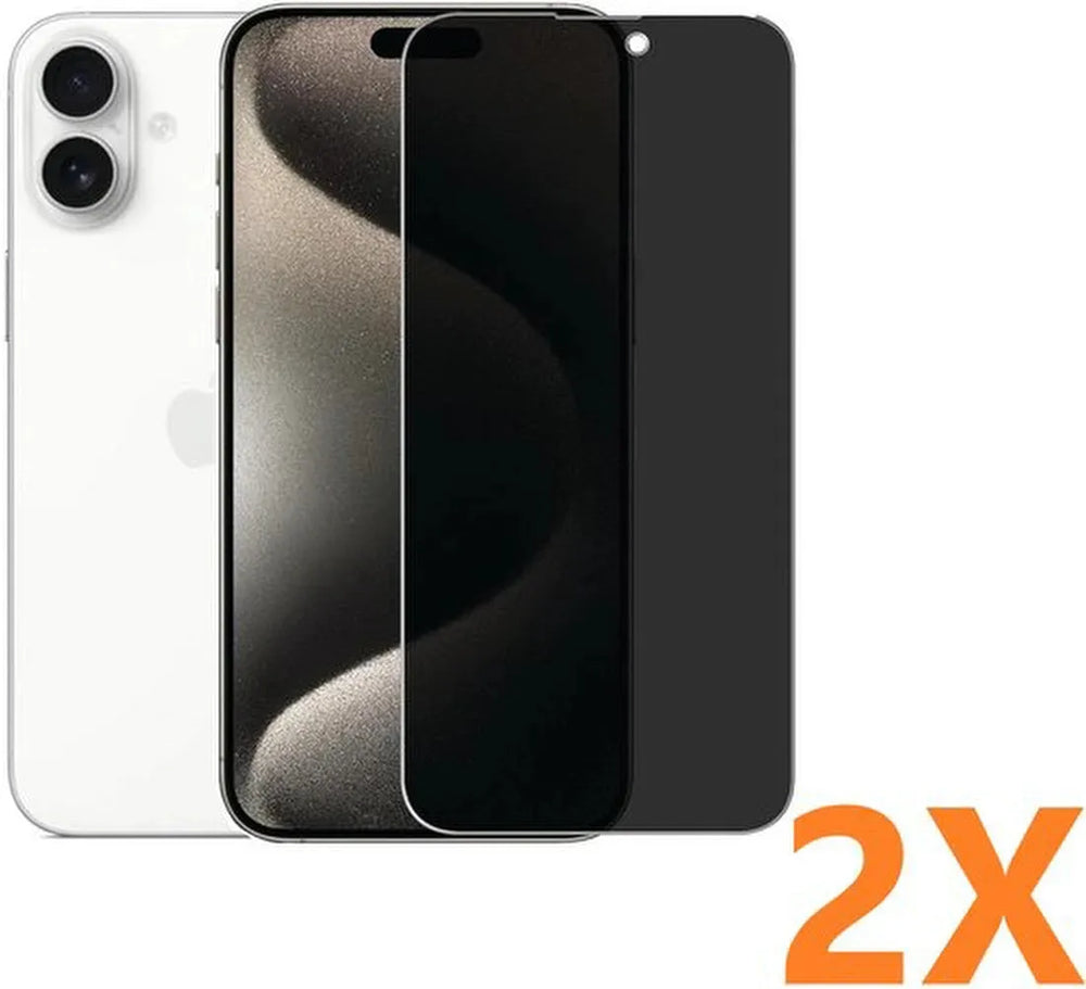 iPhone 16 Plus Screenprotector Gehard 9H – Anti-kras – 2-Pack-Ilumina Benelux