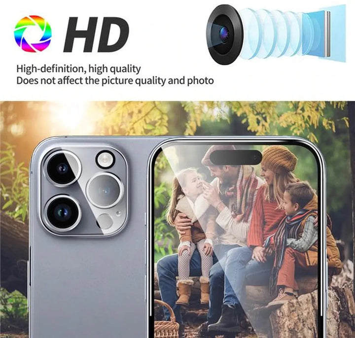 iPhone 16 Pro – Camera Lens & Screenprotector – Tempered Glas – 2-Pack-Ilumina Benelux