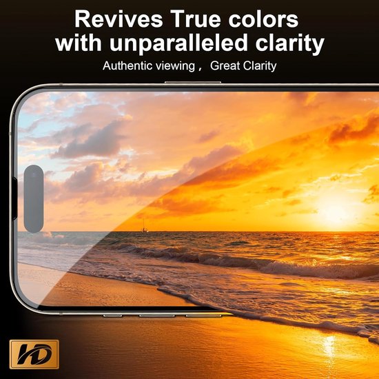 iPhone 16 Pro Max – Met Montageframe – 9H Gehard Glas – Tempered Glas – 2-Pack-Ilumina Benelux