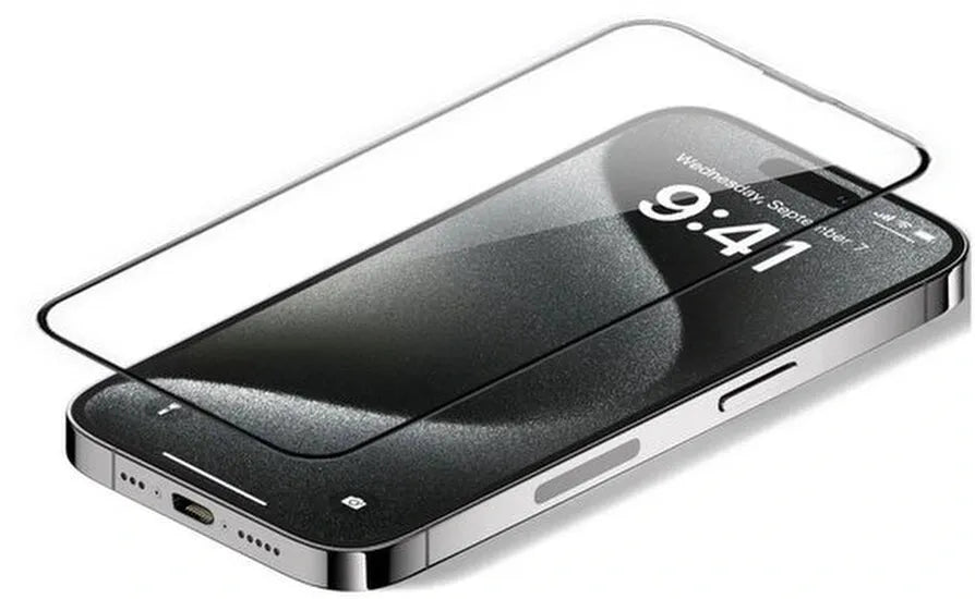 iPhone 16 Pro Max Screenprotector Full Cover Screenprotector Gehard 9H – 1-Pack-Ilumina Benelux