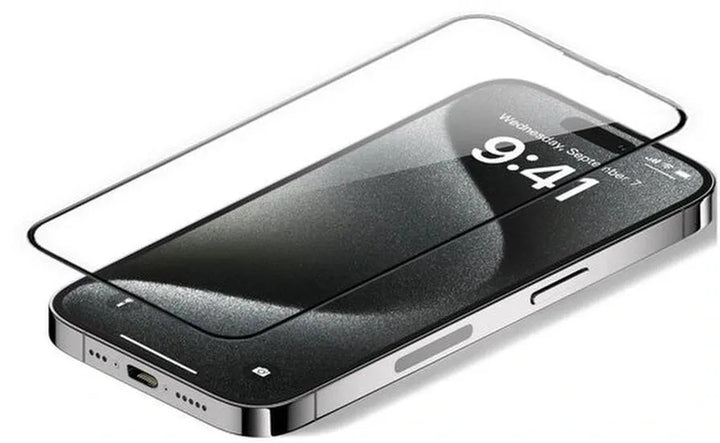 iPhone 16 Pro Screenprotector Full Cover – 9H Gehard Glas – 4-Pack-Ilumina Benelux