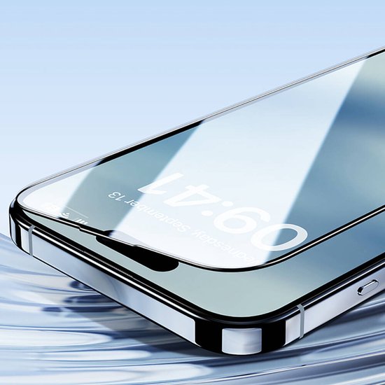 iPhone 16 Pro Screenprotector Full Cover – 9H Gehard Glas – 4-Pack-Ilumina Benelux