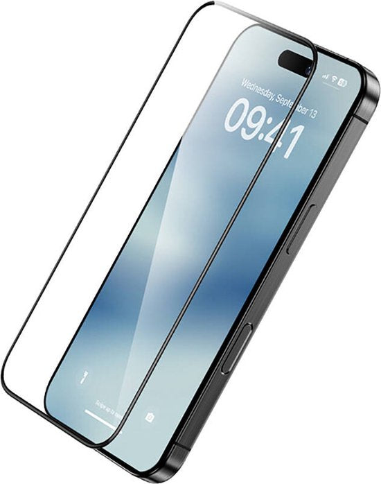 iPhone 16 Pro Screenprotector Full Cover Screenprotector Gehard 9H – 2-Pack-Ilumina Benelux