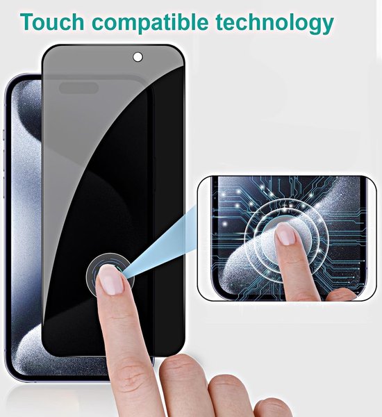 iPhone 16 Pro Screenprotector Full Cover Screenprotector Gehard 9H – 5-Pack-Ilumina Benelux