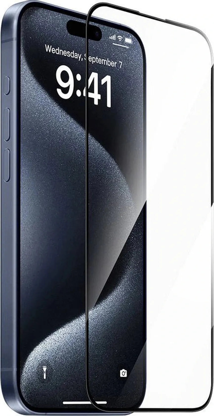 iPhone 16 Screenprotector Full Cover – 9H Gehard Glas – Anti-kras – Tempered Glas – 1-Pack-Ilumina Benelux