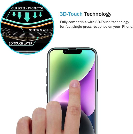 iPhone 16E Screenprotector Gehard 9H – Anti-kras – 3-Pack-Ilumina Benelux