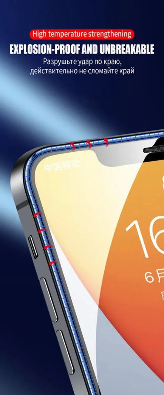 iPhone 16e/14/13 Screenprotector Full Cover Screenprotector Gehard 9H – 2-Pack-Ilumina Benelux