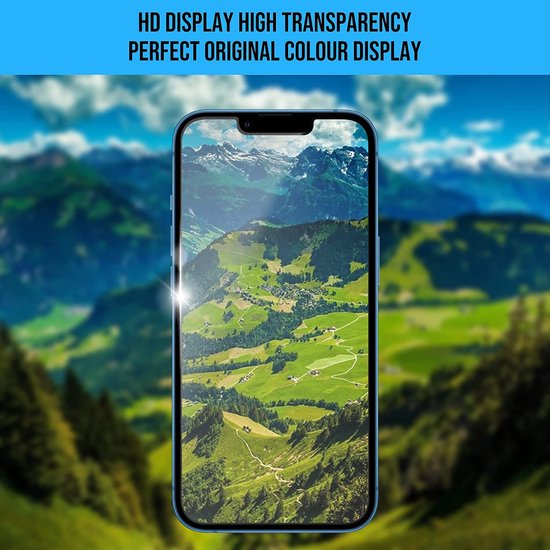 iPhone 16e/14/13 Screenprotector Gehard 9H – Anti-kras – Tempered Glas – 1-Pack-Ilumina Benelux