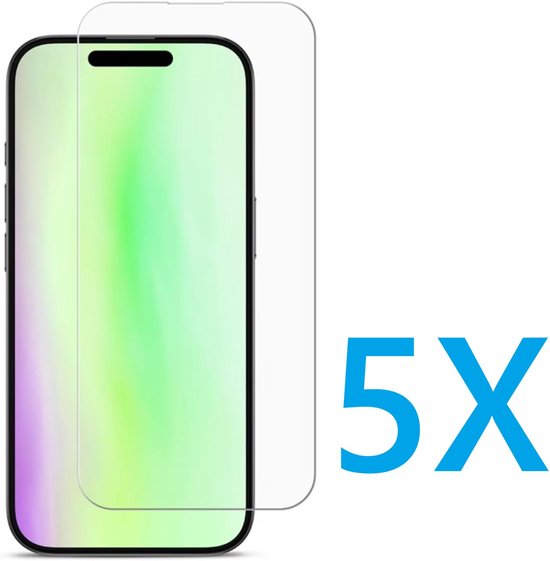 iPhone 17 Air – 9H Gehard Glas – Anti-kras – 5-Pack Tempered Glas-Ilumina Benelux