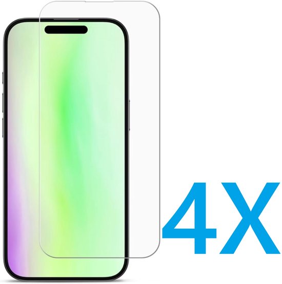 iPhone 17 Air Screenprotector Gehard 9H – Anti-kras – 4-Pack-Ilumina Benelux