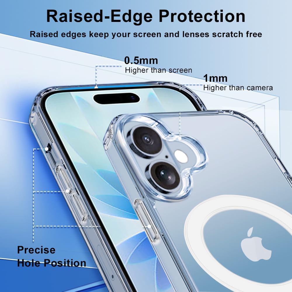iPhone 17 Hoesje – Transparant MagSafe Case Slim & Schokbestendig-Ilumina Benelux
