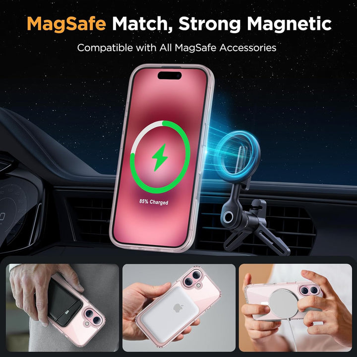 iPhone 17 Hoesje – Transparant MagSafe Case Slim & Schokbestendig-Ilumina Benelux