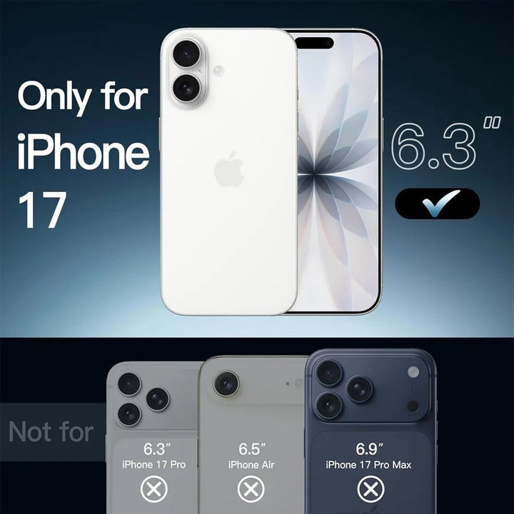 iPhone 17 Hoesjes - Siliconen Backcover - Soft Touch - Schokbestendig - Zwart-Ilumina Benelux