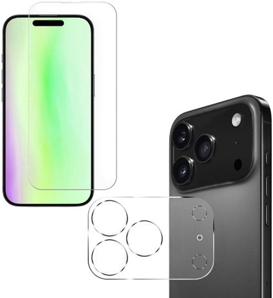 iPhone 17 Pro Max – Camera Lens & Screenprotector – Anti-kras – 4-Pack-Ilumina Benelux