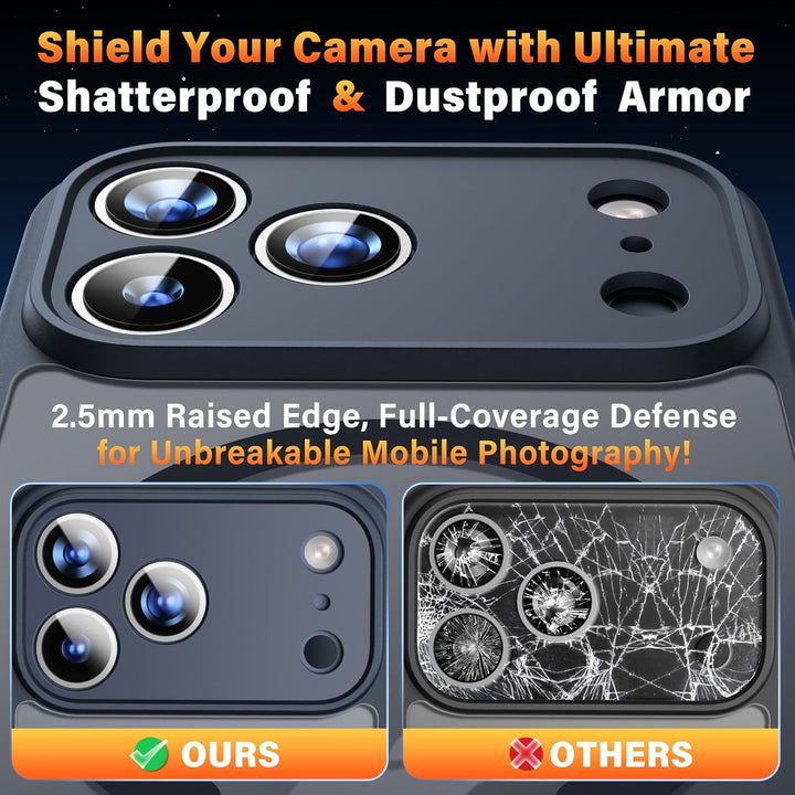 iPhone 17 Pro Max Hoesje – MagSafe Case Zwart met 2 Screenprotectors & Camerabescherming-Ilumina Benelux