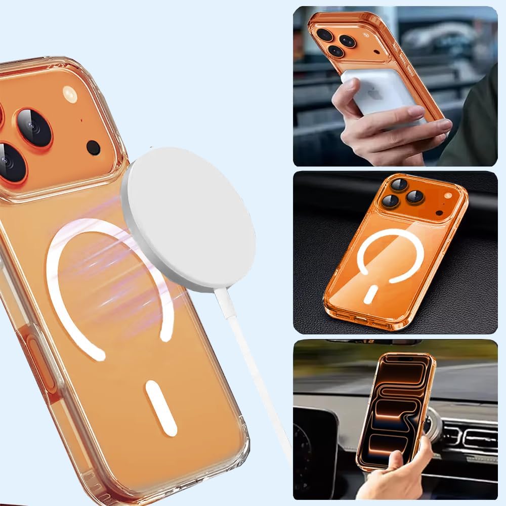 iPhone 17 Pro Hoesje – Transparant MagSafe Case Slim & Schokbestendig-Ilumina Benelux
