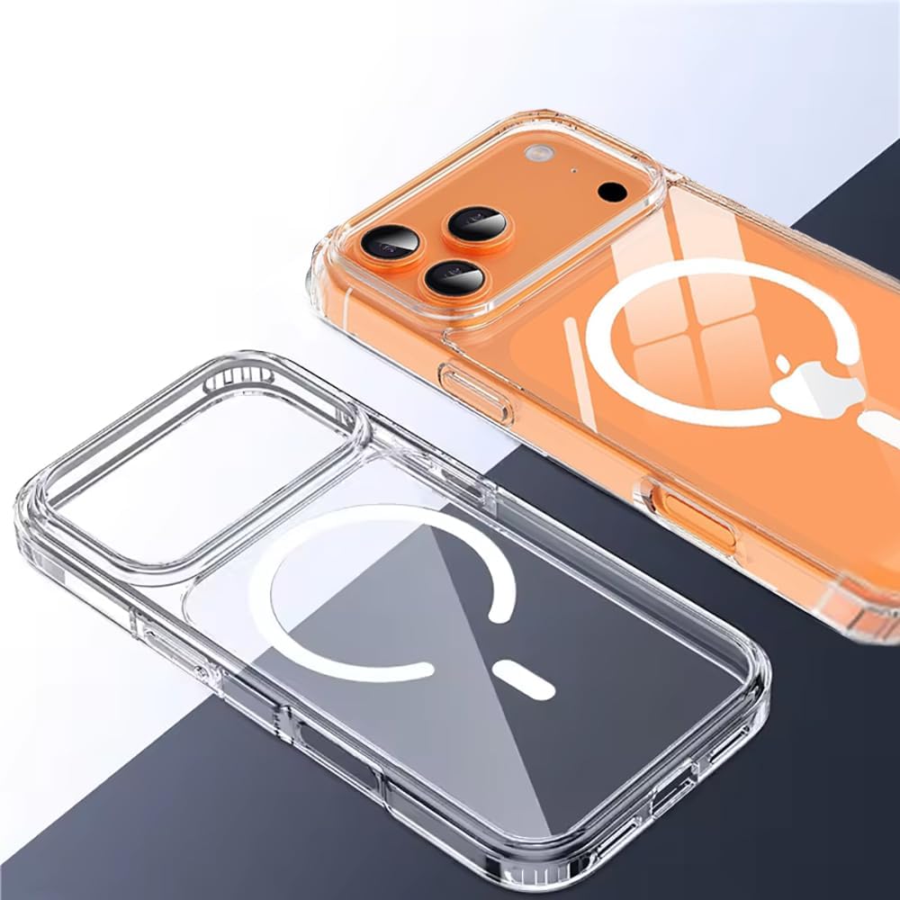 iPhone 17 Pro Hoesje – Transparant MagSafe Case Slim & Schokbestendig-Ilumina Benelux